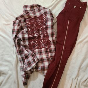 Guess jean Women‘s Sz 29  Stretch Skinny Pants set